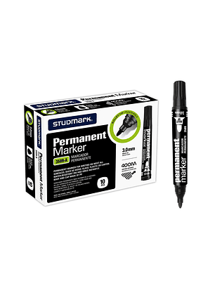 Marcador Permanente Studmark Punta Redonda