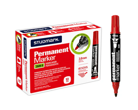 Marcador Permanente Studmark Punta Redonda