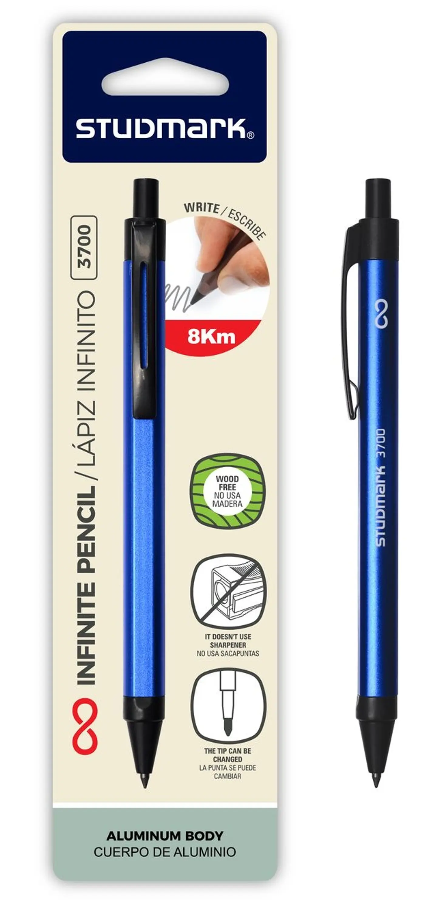Lápiz Infinito rectráctil Studmark ST-03700 1