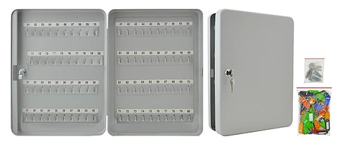 Caja Studmark para 80 llaves en color gris