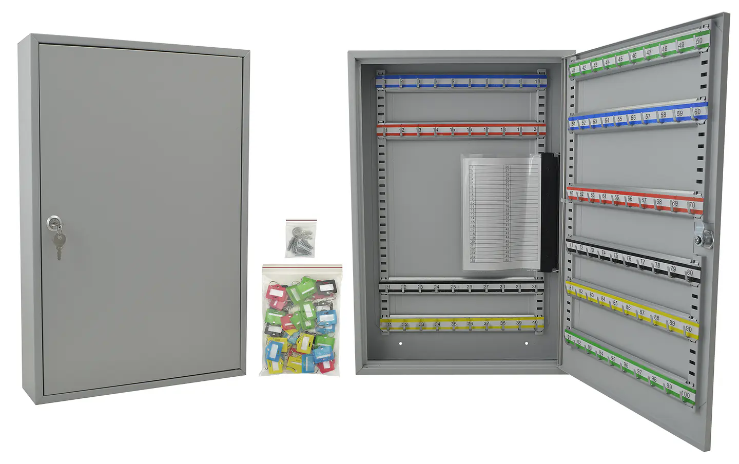 Caja Studmark para 100 llaves en color gris 1
