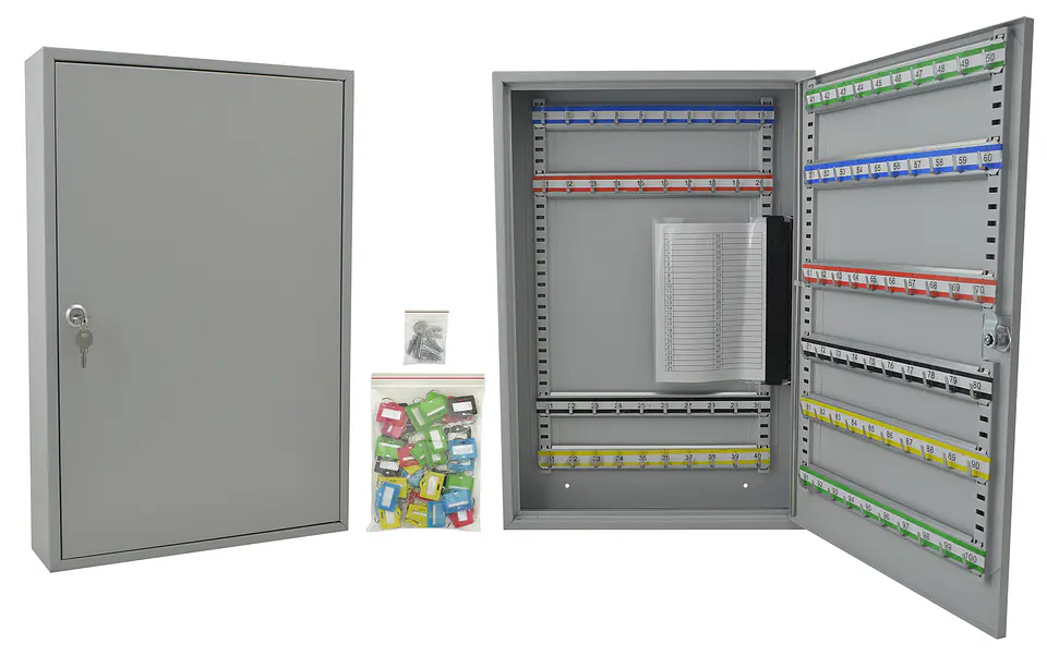 Caja Studmark para 100 llaves en color gris 1
