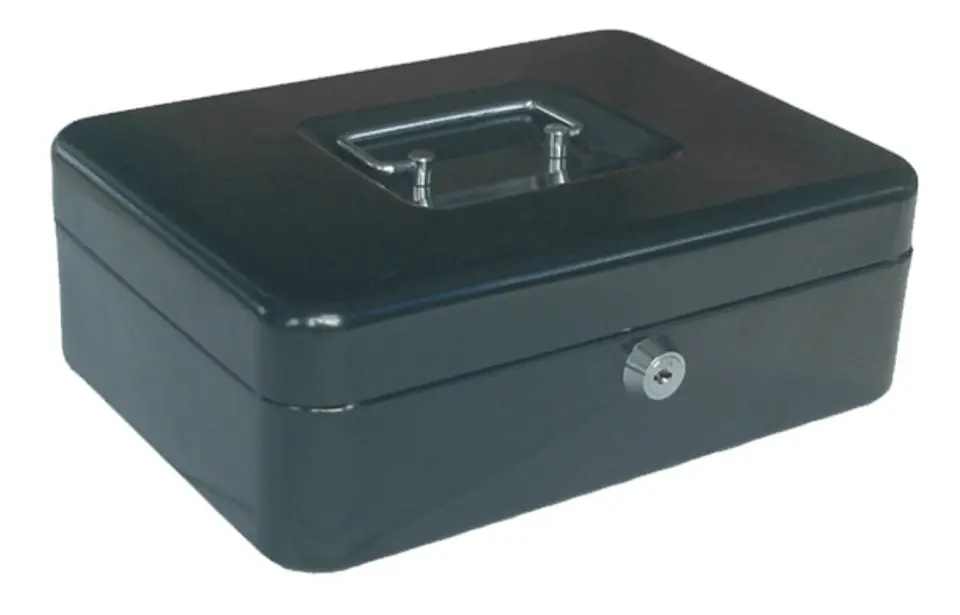 Caja con llaves Studmark para efectivo de 10 pulgadas 2