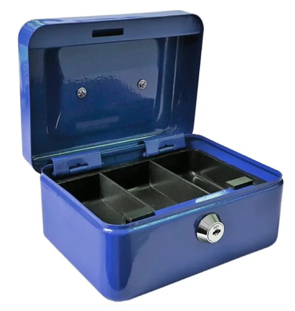 Caja con llaves Studmark para efectivo de 6 pulgadas 1