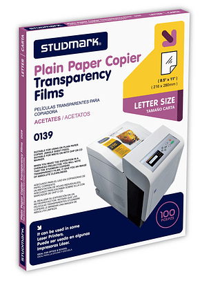 Transparencias Studmark tamaño Carta ST-00139