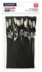 Cordón Negro Studmark duradero de 36 pulgadas clip cocodrilo - Miniatura 1