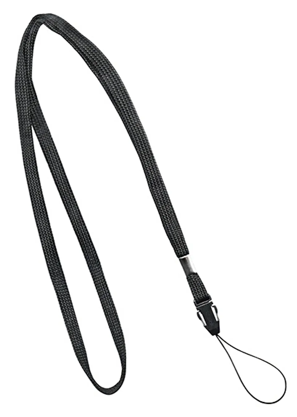 Paquete de 25 sujeta credenciales cordón negro 1