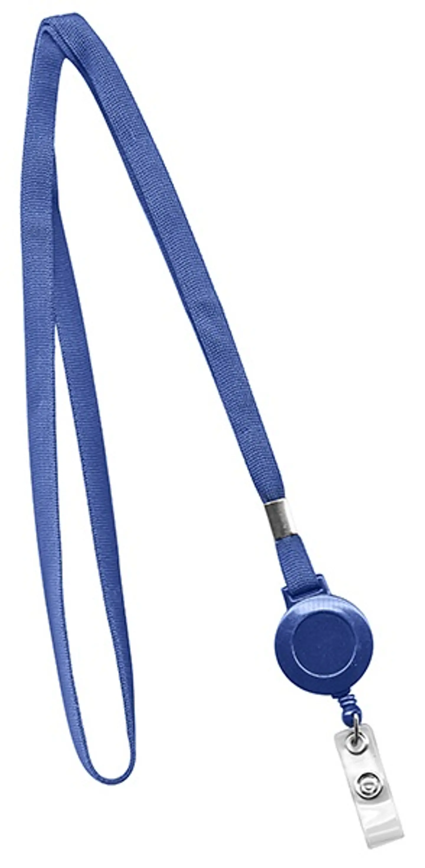 Paquete de 25 sujeta credenciales cordón yoyo azul 1