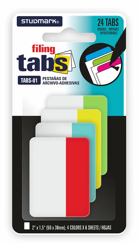 Paquete de 24 pestañas de archivo-adhesivas ST-TABS-01