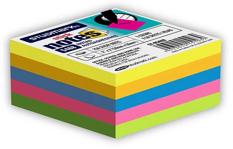 Notas Autoadhesivas Studmark 2"x2" ST-05468