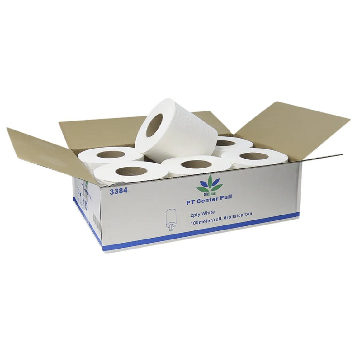 Caja de 6 Papel Toalla Center Pull x 100Mts SiClean 3