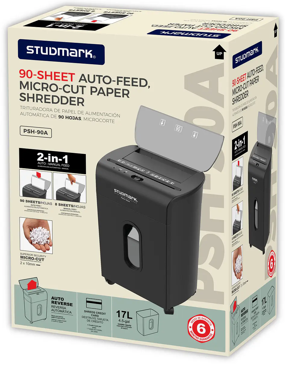 Trituradora de papel Studmark ST-PSH-90A 2