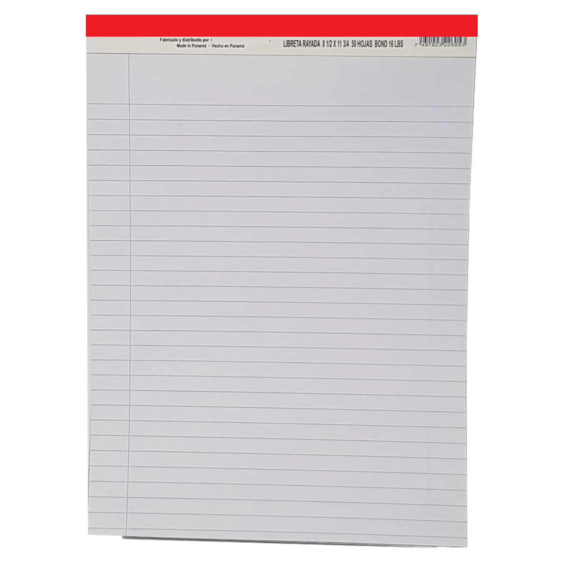 Libretas rayadas blancas, Corsario, Carta 1