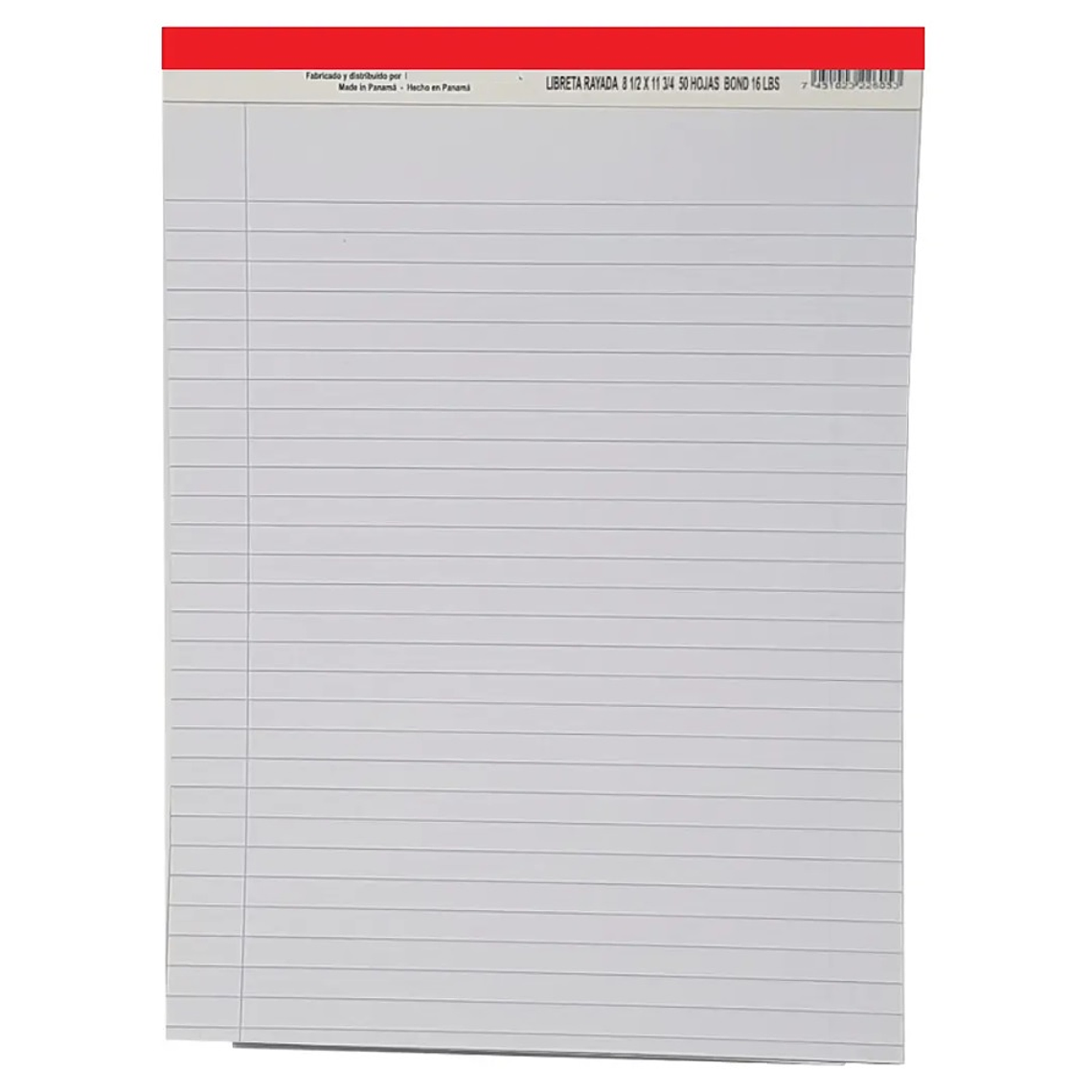 Libretas rayadas blancas, Corsario, 8. 1/2