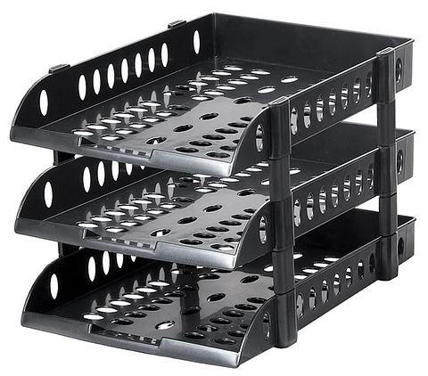 Bandejas Studmark, A4, Negra