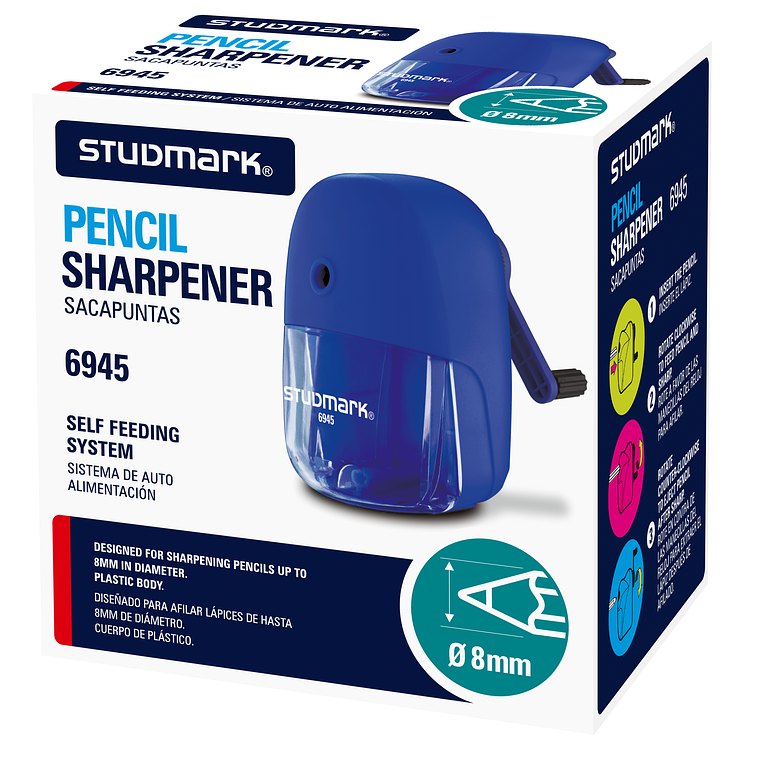 Sacapuntas Studmark Sistema de auto alimentación ST-06945 1