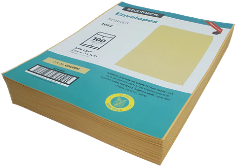 Paquete de 100 sobres manila Studmark 10" x 13.5"