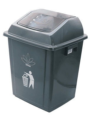 Cesto de basura de 25 litros con tapa push