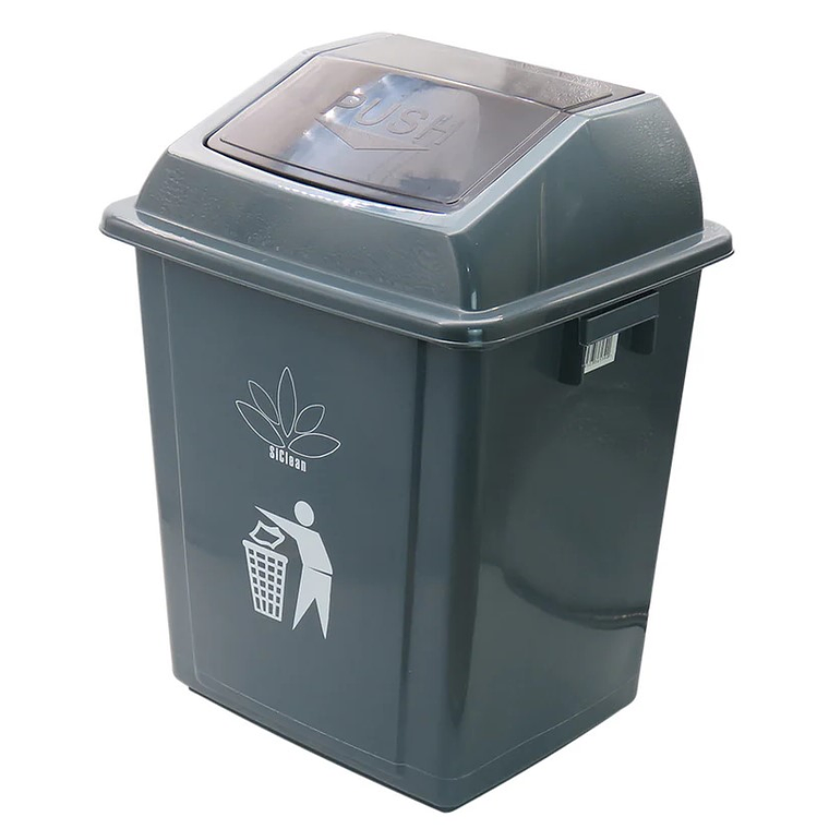 Cesto de basura de 25 litros con tapa push 1