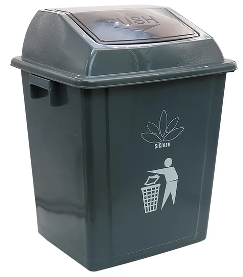 Cesto de basura de 25 litros con tapa push