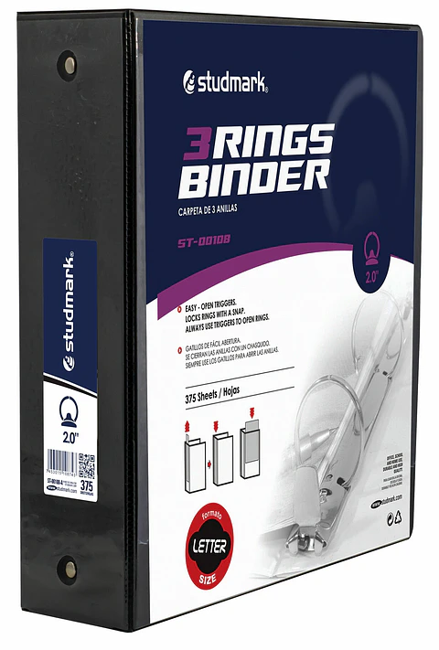 Portafolios Studmark 2" 375 hojas