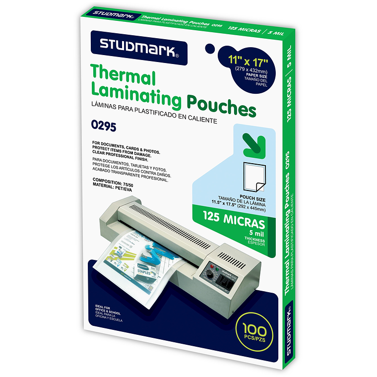 Láminas para plastificar Studmark 292x445 mm 1
