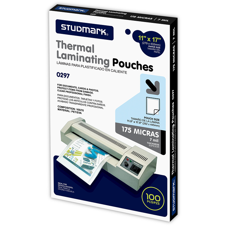 Láminas para plastificar Studmark 292x445 mm 2