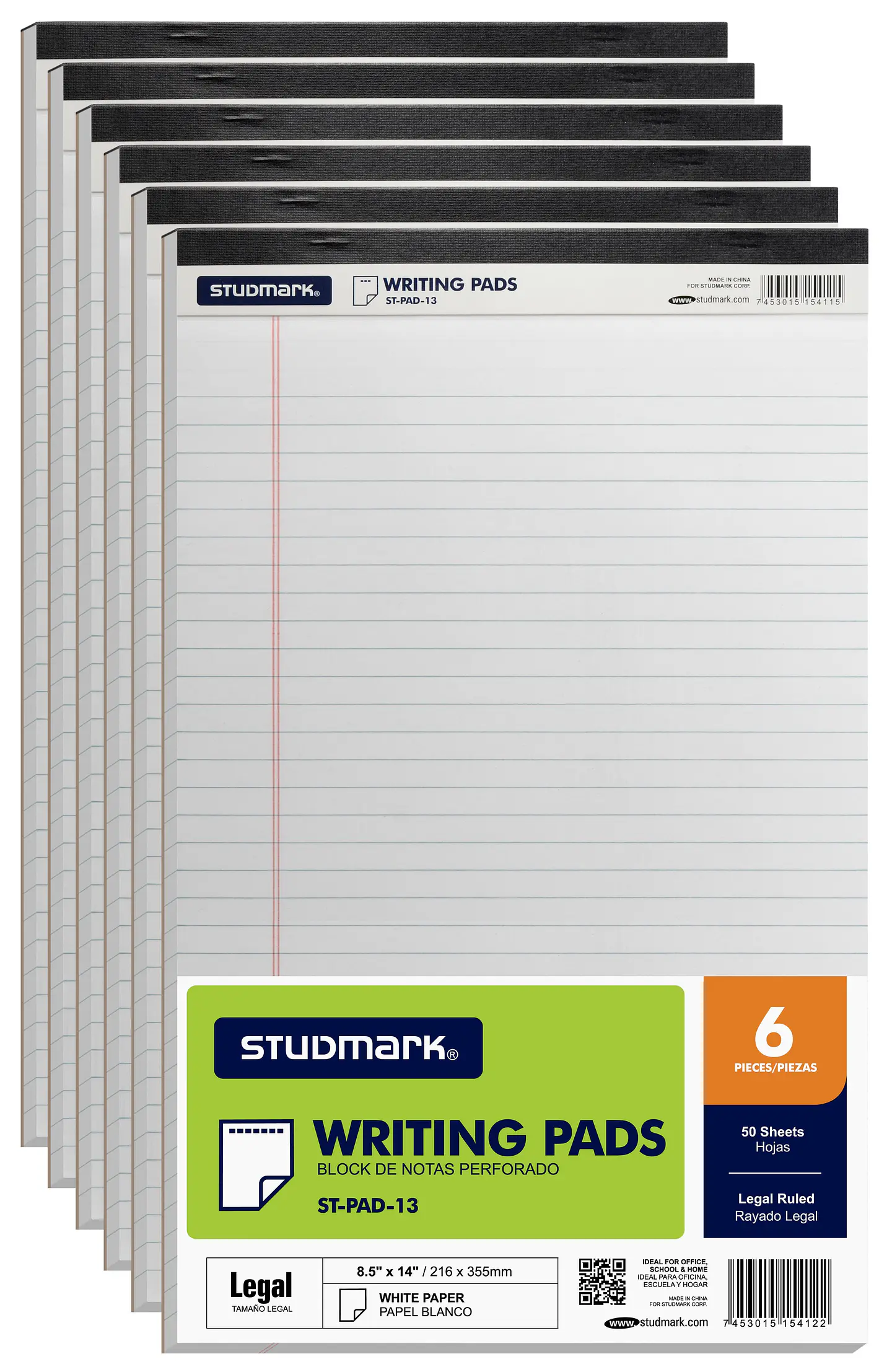 Block de notas perforado tamaño legal 2