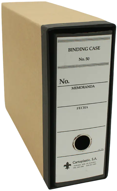 Binding Case Cartoplastic No. 50