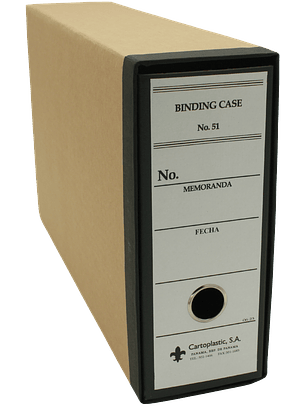 Binding Case Cartoplastic No. 51