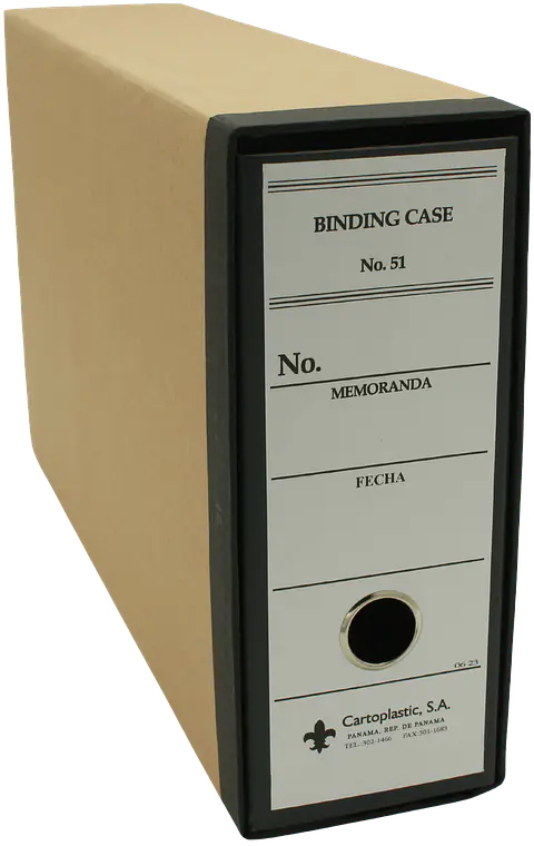 Binding Case Cartoplastic No. 51