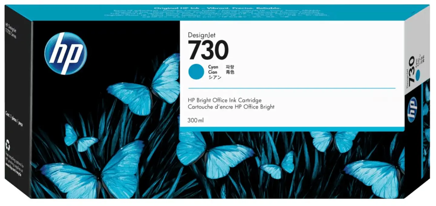 Tintas HP 730 300 ml 3