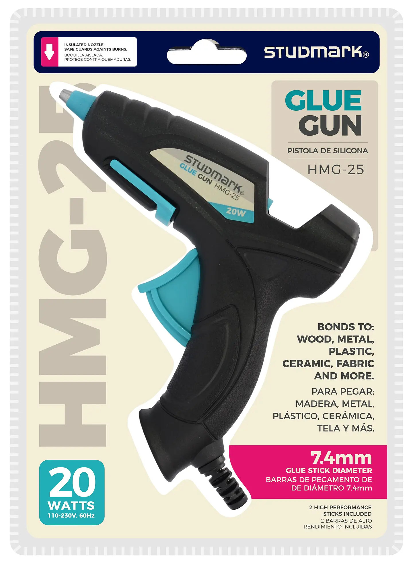 Pistolas de Goma Caliente Studmark ST-HMG-25 2