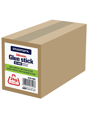 Caja de 4.4 lbs de barra de silicona 7.4mm x 25cm Studmark