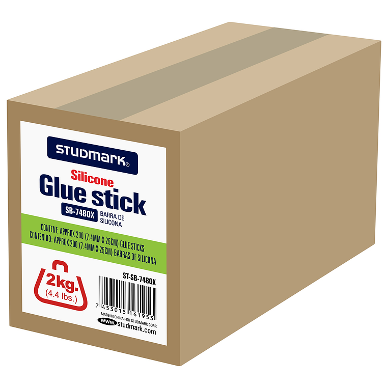 Caja de 4.4 lbs de barra de silicona 7.4mm x 25cm Studmark 1