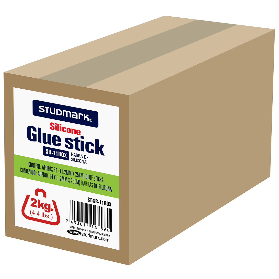 Caja de 4.4 lbs de barra de silicona 11.2mm x 25cm Studmark 1