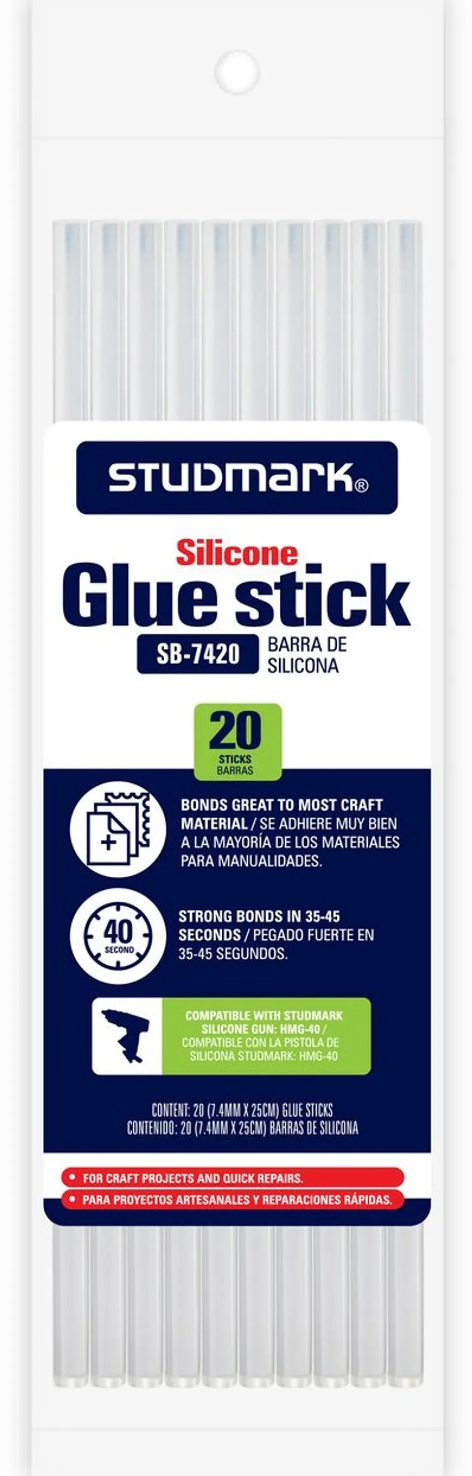 Barras de silicona 7.4mm x 25cm Studmark 2