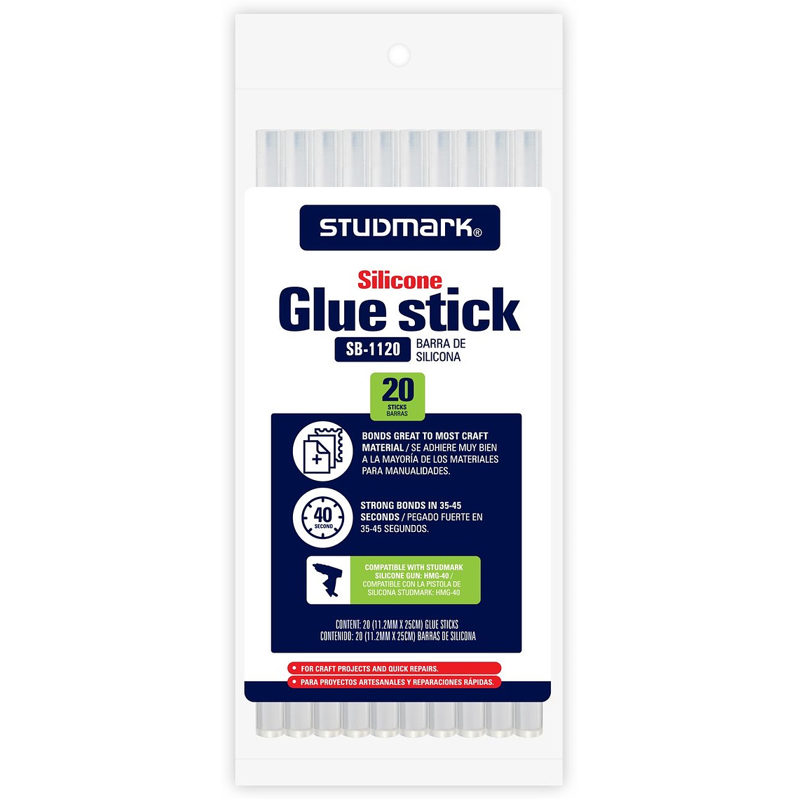 Barras de silicona 11.2mm x 25cm Studmark 2