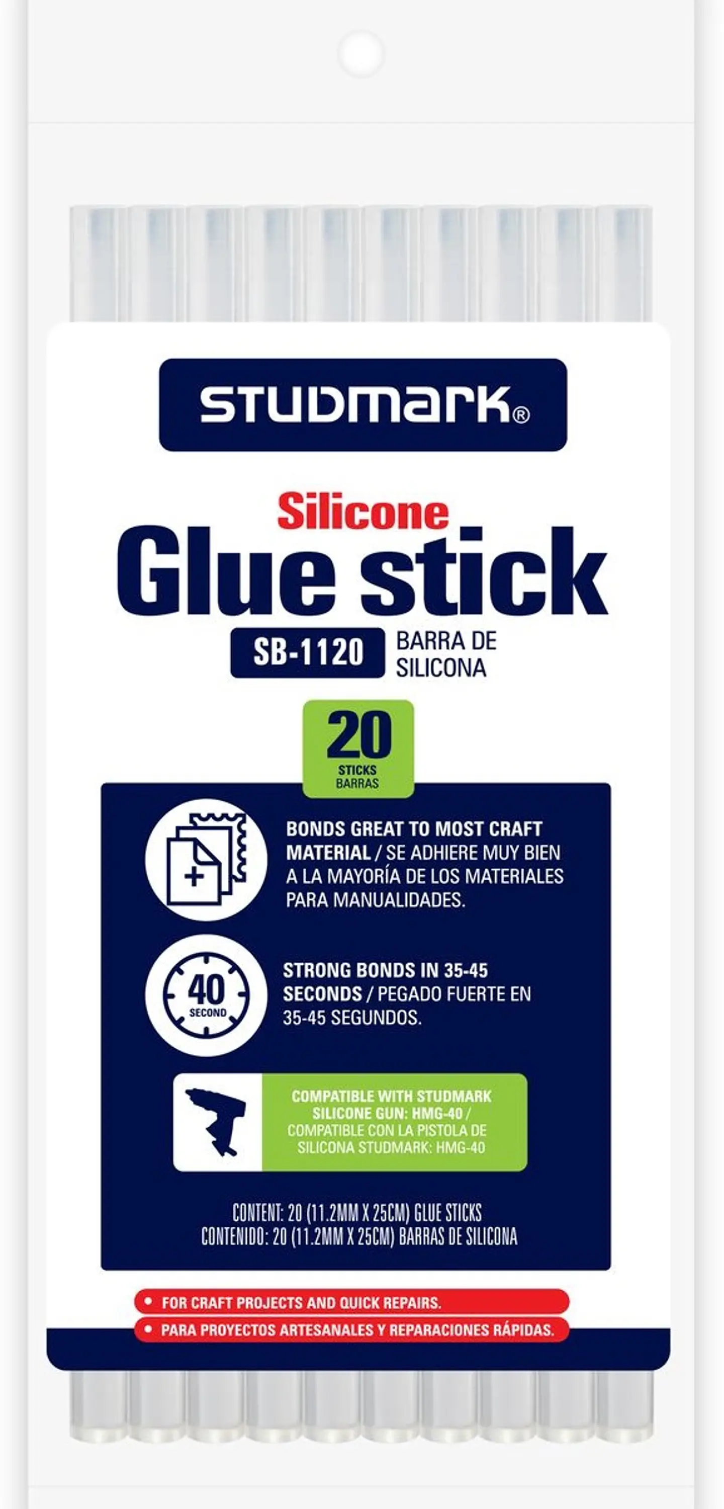 Barras de silicona 11.2mm x 25cm Studmark 2