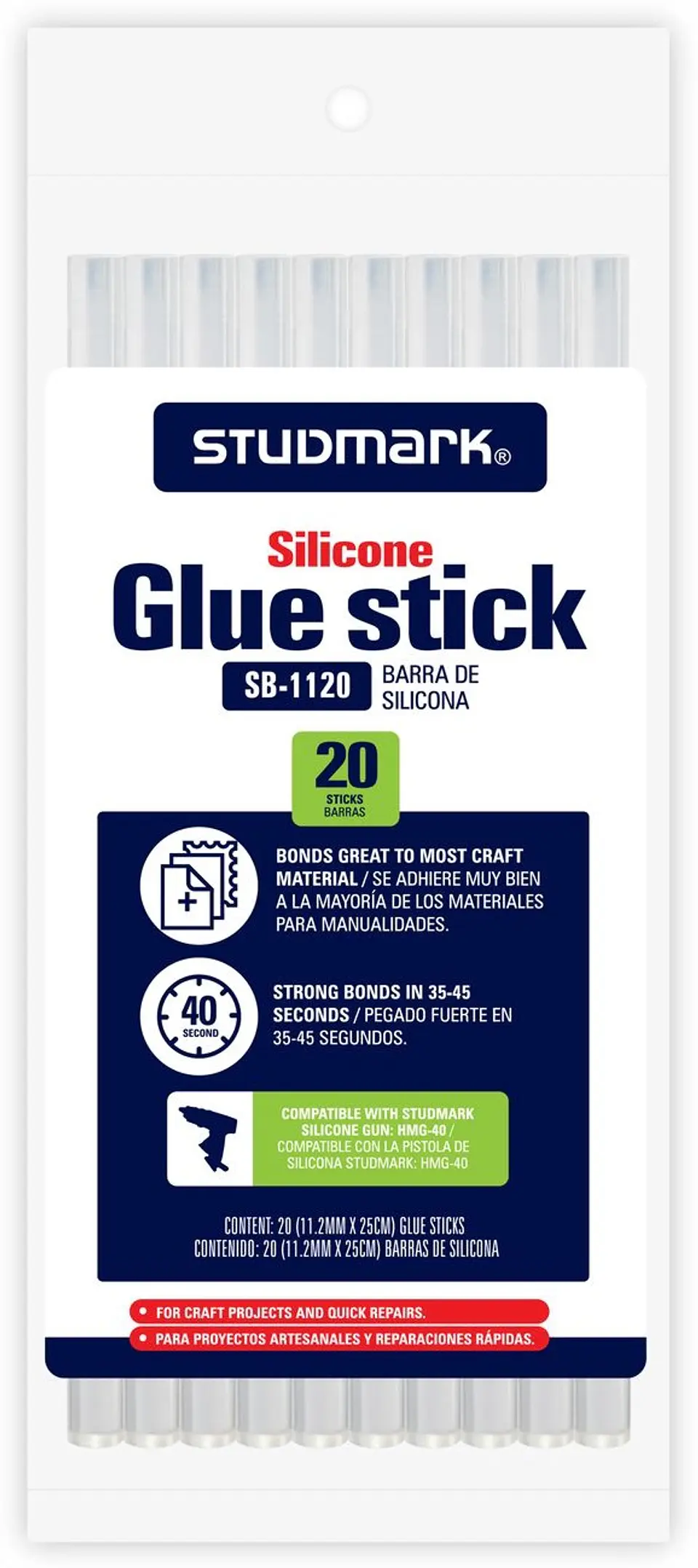 Barras de silicona 11.2mm x 25cm Studmark 2