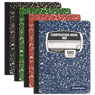 Cuadernos Studmark, Cosido, Marmoleado, 200 páginas