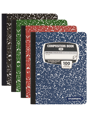 Cuadernos Studmark, Cosido, Marmoleado, 200 páginas