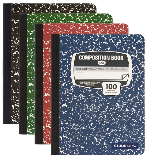 Cuadernos Studmark, Cosido, Marmoleado, 200 páginas