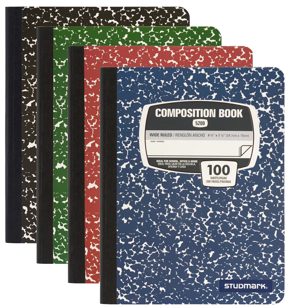 Cuadernos Studmark, Cosido, Marmoleado, 200 páginas 1