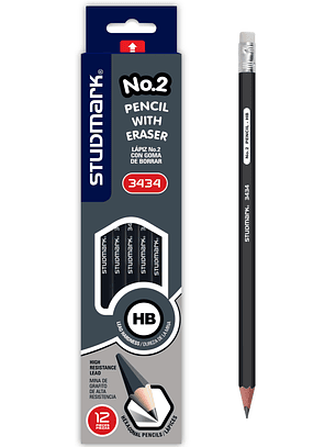 Lápiz Gris HB Studmark ST-03434
