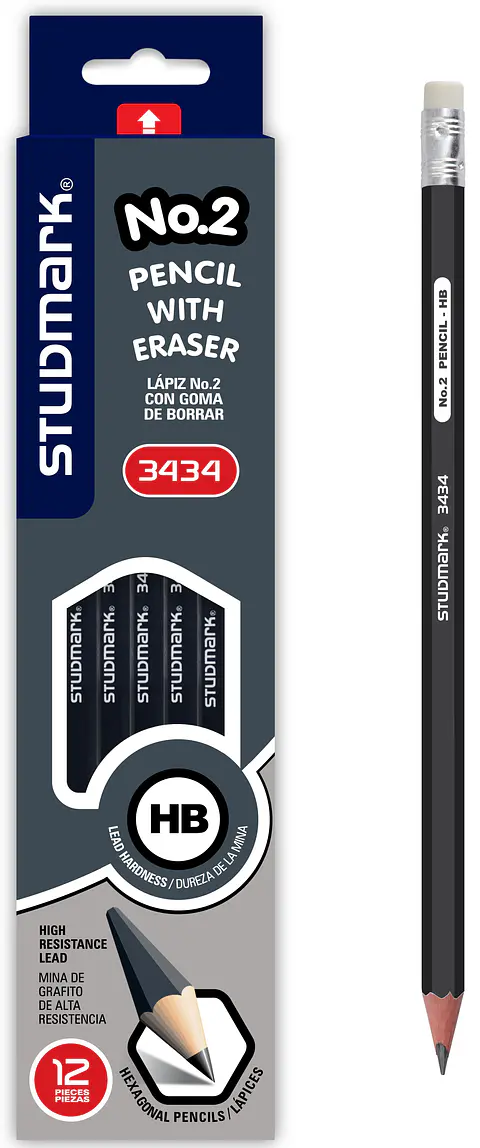 Lápiz Gris HB Studmark ST-03434