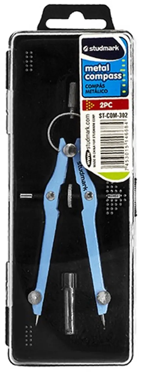 Compas de metal Studmark 2 Pcs ST-COM-302