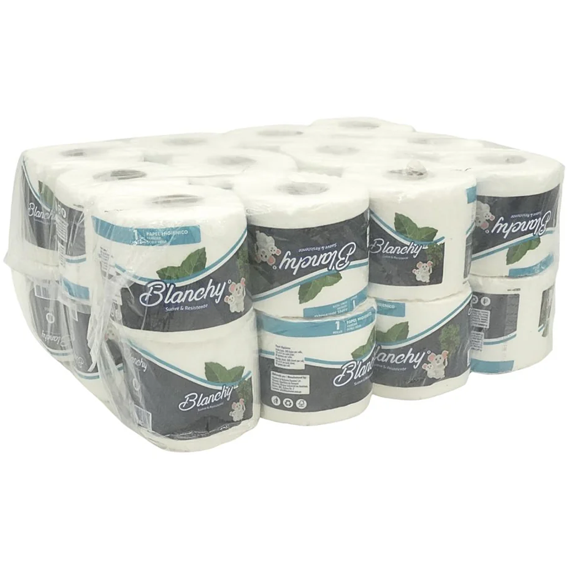 Papel Higiénico Rollito 24 Rollos x 300 Hojas (2pliegos) 2