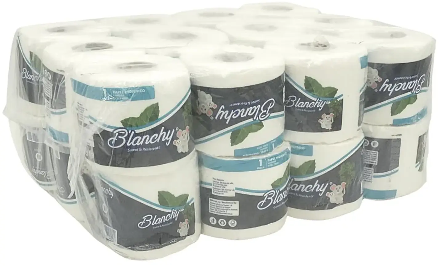 Papel Higiénico Rollito 24 Rollos x 300 Hojas (2pliegos) 2