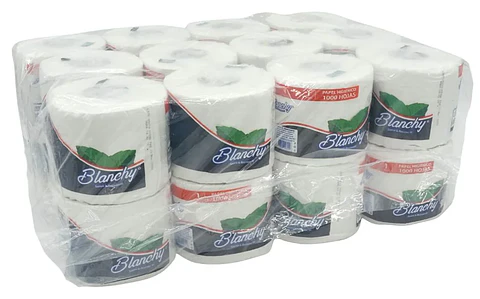 Papel Higiénico Rollito 24 Rollos x 1000 Hojas (1pliego)
